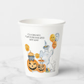Kids Halloween Ghost und Kürbislaterne Pumpkins Pappbecher (Vorderseite)