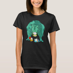 Kids Halloween Gnome Trex Rawr Rex Dinosaurier ess T-Shirt
