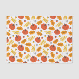 Kids Halloween Herbst Pumpkins Acorns Blätter Seidenpapier