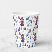 Kids Halloween Hexen Papiertasse Pappbecher (Links)