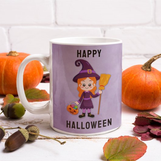 Kids-Halloween-Individuelle Name Kaffeetasse