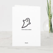 Kids Halloween Karte (Rückseite)