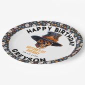 Kids Halloween Kids Party - Niedlich & Spooky Pappteller (Schrägansicht)