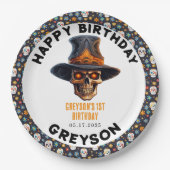 Kids Halloween Kids Party - Niedlich & Spooky Pappteller (Vorderseite)