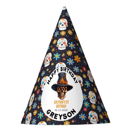 Kids Halloween Kids Party - Niedlich & Spooky Partyhütchen (Vorderseite)