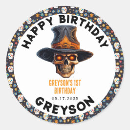 Kids Halloween Kids Party - Niedlich & Spooky Runder Aufkleber