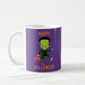 Kids-Halloween-Kostüm Frankenstein-Individuelle Na Kaffeetasse (Links)