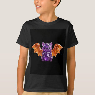 Kids Halloween Kristall Fledermaus T-Shirt