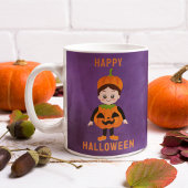 Kids-Halloween-Kürbiskostüm-Individuelle Name Kaffeetasse