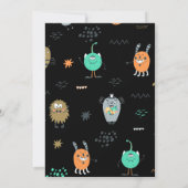 Kids Halloween Monster Mash Bash Party Einladung (Rückseite)