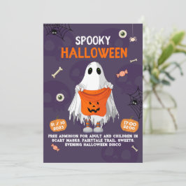 Kids Halloween Niedlich Costume Party Einladung