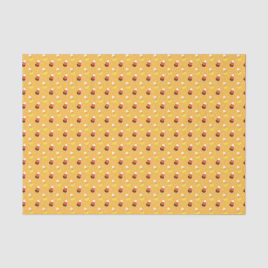 Kids Halloween Orange Candy Corn Seidenpapier (Vorderseite)