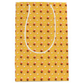 Kids Halloween Orange Candy Corn Stars Mittlere Geschenktüte (Vorderseite)