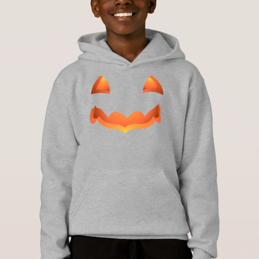 Kid's Halloween Pumpkin Jack-o-lantern Sweatshirt (Vorderseite)
