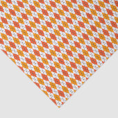 Kids Halloween Raute Orange Black Seidenpapier (Ausschnitt)