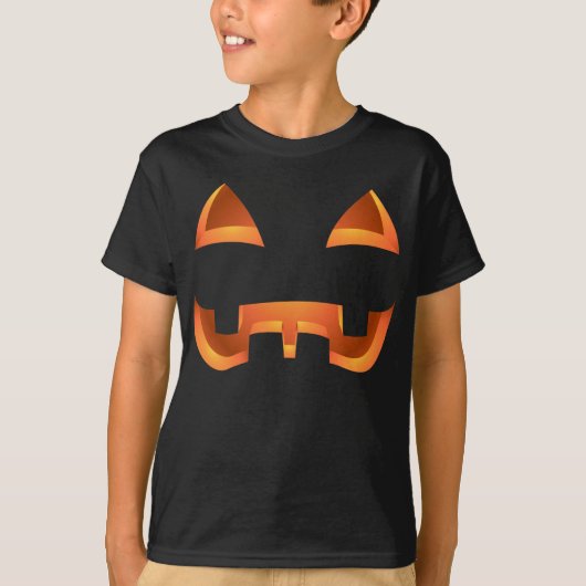 Kid's Halloween-Shirt Kid's Pumpkin-Kostüm-Shirts T-Shirt (Vorderseite)