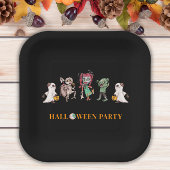 Kids halloween spooky Paper Plate Pappteller