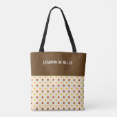 Kids Halloween Stars Candy Mais Name Tasche (Rückseite)