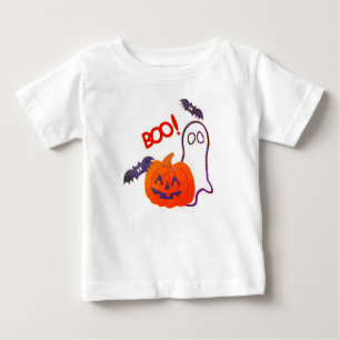 Kid's Halloween-T-Shirt, Kid's Costume Boo Baby T-shirt