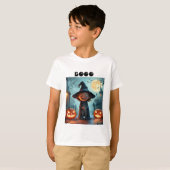 Kids Halloween T - Shirt - Spooker Cartoon Kind (Vorne ganz)