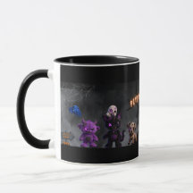 Kids' Halloween-Tasse - Die kleine Monsterbande