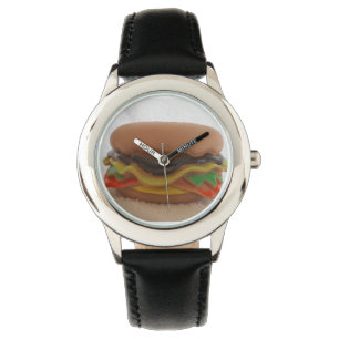 Kids Hamburger Watch Armbanduhr