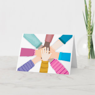 Kids Hände Grußkarten Karte