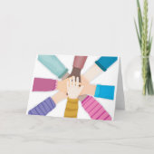 Kids Hände Grußkarten Karte (Vorderseite)