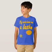 Kids' Hanukkah Shirt - "My uncle loves me a latke" (Vorne ganz)