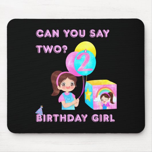 Kids Happy Birthday  Mousepad (Vorne)