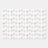 Kids Happy Mail Wrapping Paper Sheets Geschenkpapier Set (Vorderseite 2)