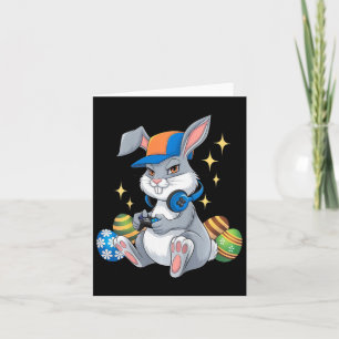 Kids Happy Oster Tag Videospiel Bunny Eier Gaming Karte