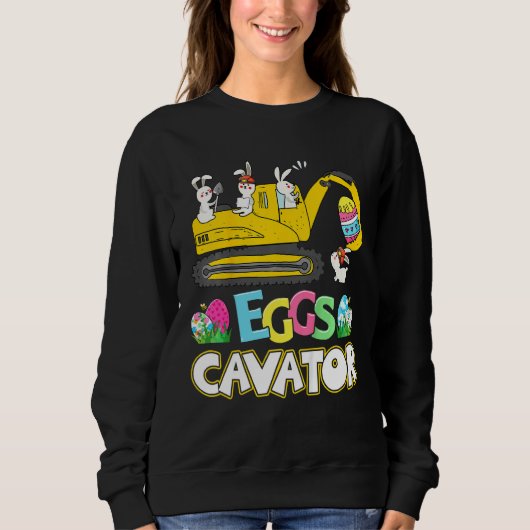 Kids Happy Osterbauer Kranwagen Bunny E Sweatshirt (Vorderseite)