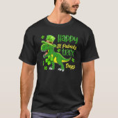 Kids Happy St Patricks Trex Day Cute Dinosaur Luck T-Shirt (Vorderseite)