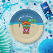 Kids Hawaiian Luau Party Pappteller (Party)