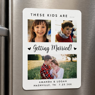 Kids heiraten - Termin merken Magnet