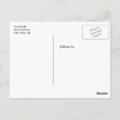 Kid's Helicopter; Scarlet Red Stripes Postkarte (Rückseite)