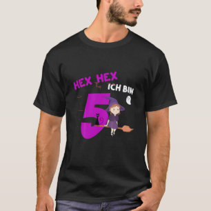 Kids HEX-HEX I m 5 - Mädchen 5th Birthday - schön T-Shirt