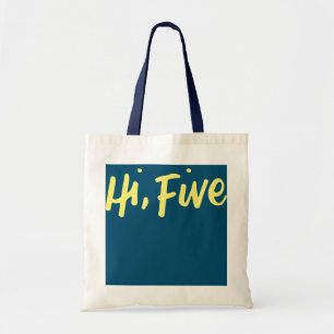 Kids Hi Five 5th Birthday 5 Year Old Party Tragetasche