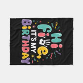 Kids Hi Five Its My Birthday 5th Birthday Party 5 Fleecedecke (Vorderseite (Horizontal))