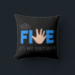 Kids High Five - Cool 5 Year Old Kids Birthday Gif Kissen<br><div class="desc">Kids High Five - Cool 5 Year Old Kids Birthday Gift</div>