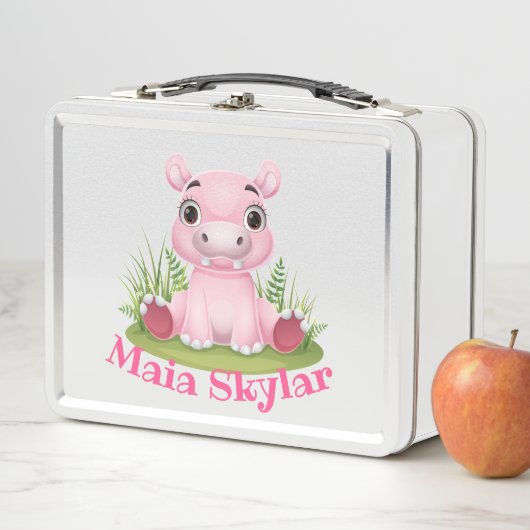 Kids Hippo - individueller Lunchbox (Beispiel)