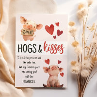 Kids Hogs & Kisses | Geburtstag Danke Karten