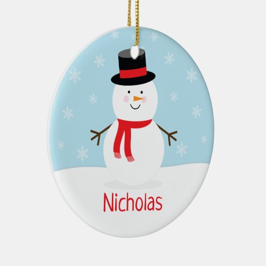 Kids Holiday Snowman Weihnachtsschmuck (Rechts)