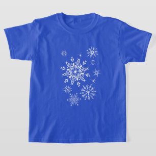 Kids Holiday Top Snowflakes