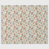 Kids Holiday Wrapping Paper Geschenkpapier (Flach)