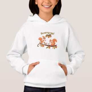 Kid's hoodie Sweatshirt Scurry up Eichhörnchen