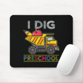 Kids I Dig Vorschule LKW Schule Lehrer Schüler Mousepad (Mit Mouse)