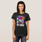 Kids I m Ready To Crush 1st Grade Back To School V T-Shirt (Vorne ganz)