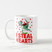 Kids I Steal Hearts Dinosaur Valentines Day For Ba Kaffeetasse (Links)